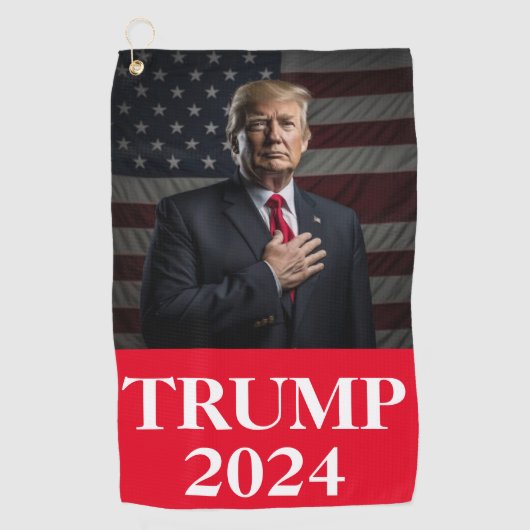Trump 2024 golfhandtuch (Vorderseite)
