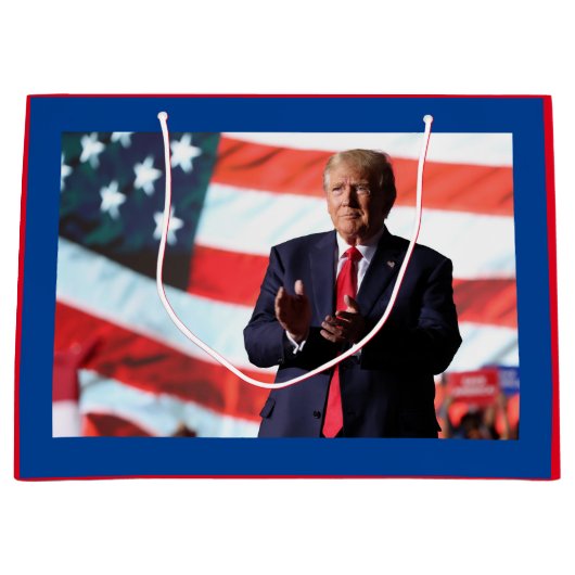 Trump 2024 große geschenktüte (Vorderseite)