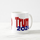 Trump 2024 halb kaffeetasse (VorderseiteRechts)