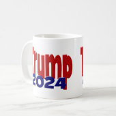 Trump 2024 halb kaffeetasse (Vorderseite Links)