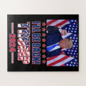 Trump 2024 Ich bin wieder da Puzzle (Horizontal)