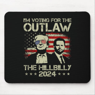Trump 2024 - Ich stimme für das Gesetz und den Hil Mousepad