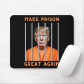 Trump 2024 im Gefängnis Mousepad (Mit Mouse)