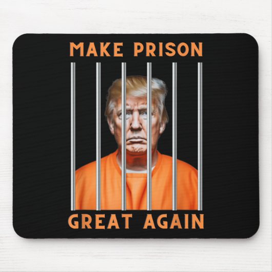 Trump 2024 im Gefängnis Mousepad (Vorne)