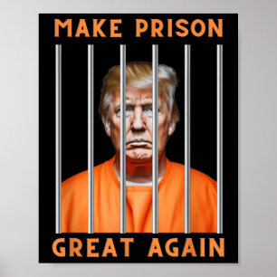 Trump 2024 im Gefängnis Poster