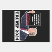 Trump 2024 immer noch Stehend Präsidentenwahl USA Geschenkpapier Set (Vorderseite 2)