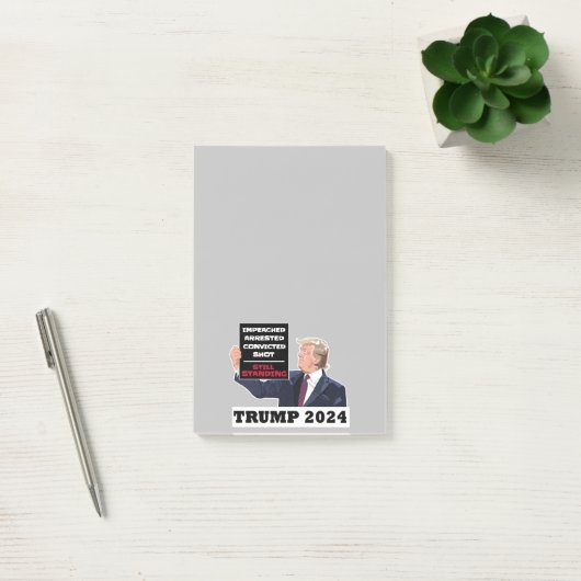 Trump 2024 immer noch Stehend Präsidentenwahl USA Post-it Klebezettel (Büro)