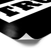 Trump 2024 immer noch Stehend Präsidentenwahl USA Poster (Ecke)