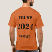 Trump 2024 Inmate T-Shirt (Rückseite)