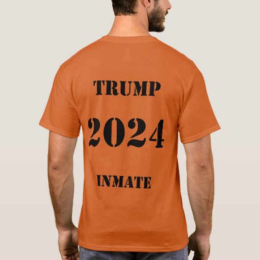 Trump 2024 Inmate T-Shirt (Rückseite)