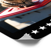 Trump 2024 ist stolz darauf, Trumps Unterstützer d Poster (Ecke)