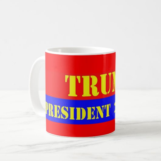 TRUMP 2024 KAFFEETASSE (Vorderseite Links)