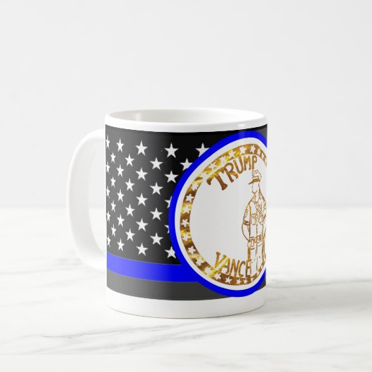 TRUMP 2024 KAFFEETASSE (Vorderseite Links)