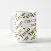 TRUMP 2024 KAFFEETASSE (Vorderseite Links)