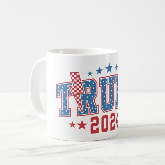 Trump 2024 kaffeetasse (Vorderseite Links)