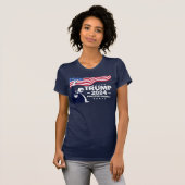 Trump 2024: Kampf der Frauen für Amerika T-Shirt (Vorne ganz)