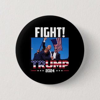 Trump 2024 Kampf Fist Kundgebung Trump Kundgebung Button