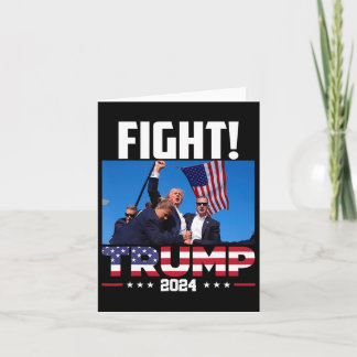 Trump 2024 Kampf Fist Kundgebung Trump Kundgebung Karte