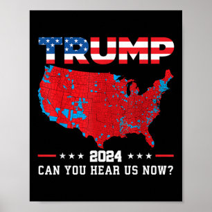 Trump 2024 kann man uns jetzt die Karte von 2024 h Poster