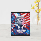 Trump 2024 karte (Gelbe Blume)
