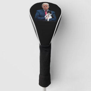 Trump 2024 Katze MAGA Lustige Trump Katze Golf Headcover