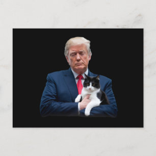 Trump 2024 Katze MAGA Lustige Trump Katze Postkarte