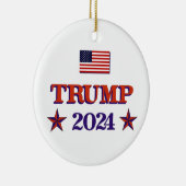 Trump 2024 keramik ornament (Rechts)