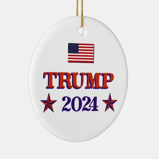 Trump 2024 keramik ornament (Rechts)