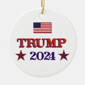 Trump 2024 keramik ornament (Vorne)