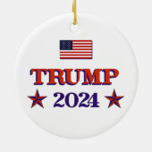 Trump 2024 keramik ornament (Hinten)