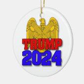 Trump 2024 keramik ornament (Links)