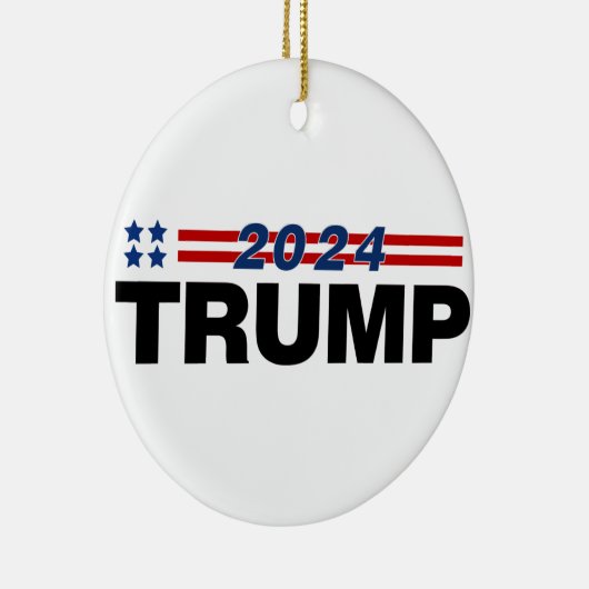 Trump 2024 keramik ornament (Rechts)