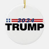 Trump 2024 keramik ornament (Vorne)