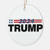 Trump 2024 keramik ornament (Links)
