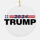 Trump 2024 keramik ornament (Hinten)