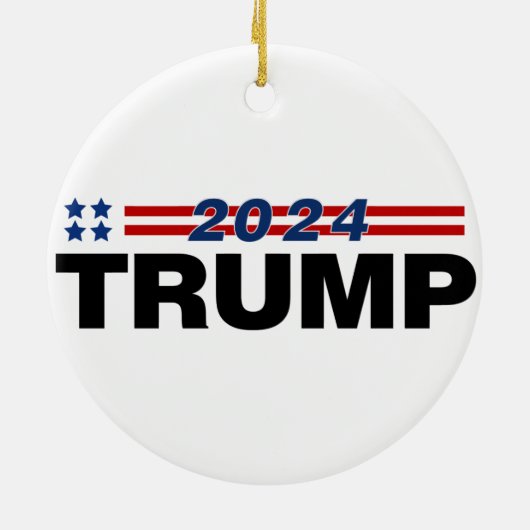 Trump 2024 keramik ornament (Hinten)