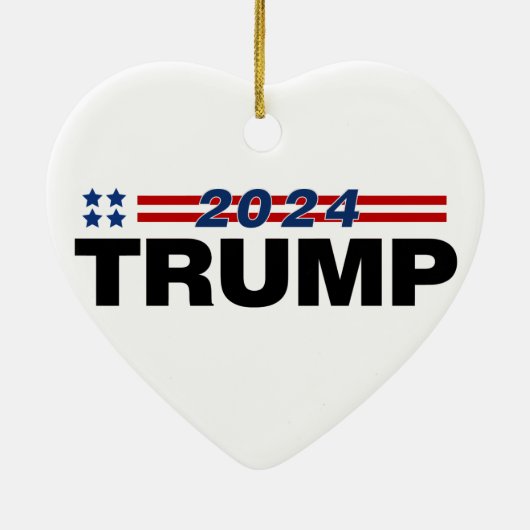 Trump 2024 keramik ornament (Hinten)