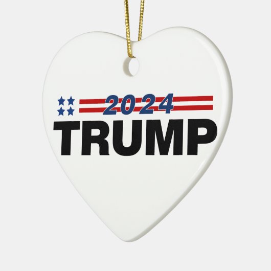 Trump 2024 keramik ornament (Links)