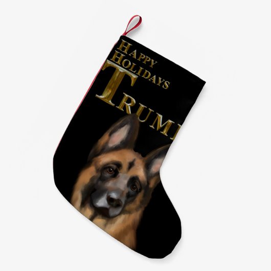 TRUMP 2024 KLEINER WEIHNACHTSSTRUMPF (Vorderansicht (hängend))