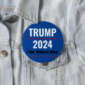 Trump 2024: Knopf für die Rückführung Amerikas Button (Beispiel)