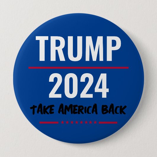 Trump 2024: Knopf für die Rückführung Amerikas Button (Vorderseite)