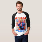TRUMP 2024 MACHT AMERIKA ERSTE T-Shirt (Vorne ganz)
