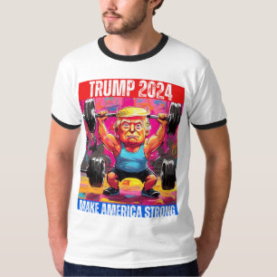 TRUMP 2024 MACHT AMERIKA STARK T-Shirt
