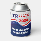 Trump 2024 macht Amerika wieder groß! Dosenkühler (Kanne Rückseite)