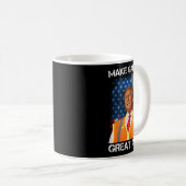 Trump 2024 macht den Müll wieder zum Gewitter für Kaffeetasse (VorderseiteRechts)