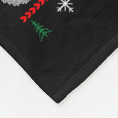 Trump 2024 macht Weihnachten wieder großartig, als Fleecedecke (Ecke)