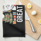 Trump 2024 macht Weihnachten wieder zu einer großa Geschirrtuch (Viertel Falte)