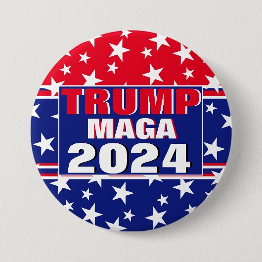 TRUMP 2024 MAGA BUTTON (Vorderseite)