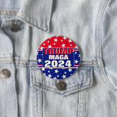 TRUMP 2024 MAGA BUTTON (Beispiel)