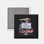 Trump 2024 magnet (Vorderseite/Rückseite)
